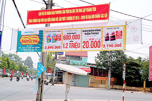In băng rôn tại ninh bình