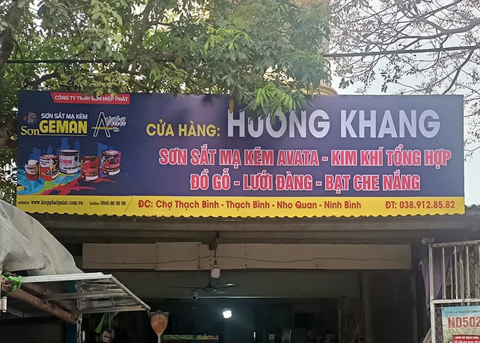 Dịch Vụ Làm Biển Quảng Cáo Bạt Hiflex Ninh Bình