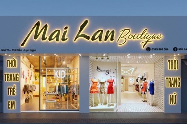 Thiết kế biển quảng cáo chuyên nghiệp cho shop quần áo