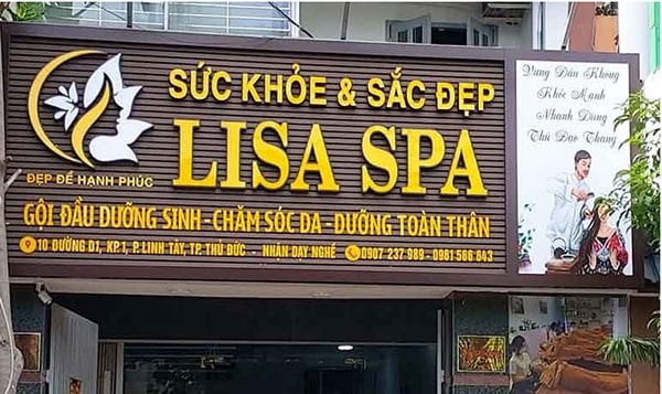 Biển Quảng Cáo Spa Đẹp